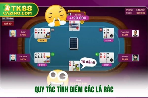 Xì Dách Online - Hướng Dẫn Luật Chơi Cơ Bản Dành Cho Người Mới 3 Quy tắc tính điểm các lá rác