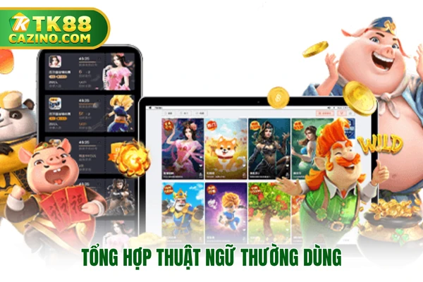 Quay Hũ Đổi Thưởng - Sảnh Game Hấp Dẫn Nhất Tại Nhà Cái TK88 3 Tổng hợp thuật ngữ thường dùng